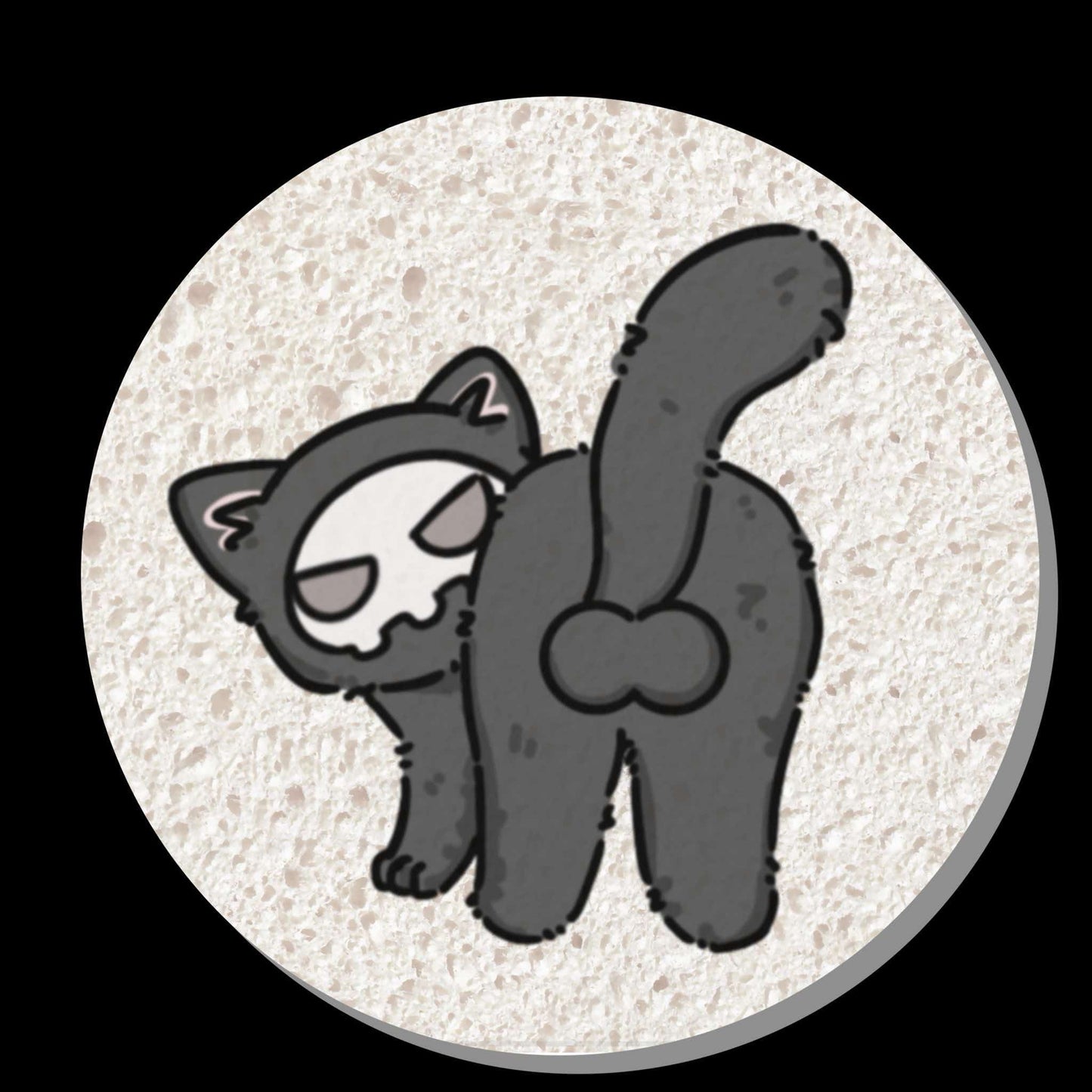 [Pre-order] Simon Cat Coral fleece hand towel
