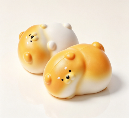 [In-stock]Puppy Bread Squishy – Cute & Stress-Relief Toy