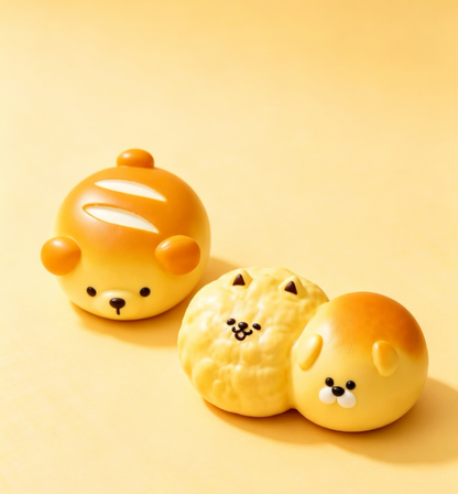 [In-stock]Puppy Bread Squishy – Cute & Stress-Relief Toy