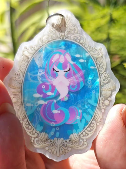 [Pre-order] MLP Fan-made Seapony Series Mica Sheet Keychain
