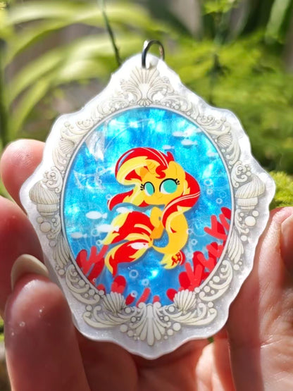 [Pre-order] MLP Fan-made Seapony Series Mica Sheet Keychain