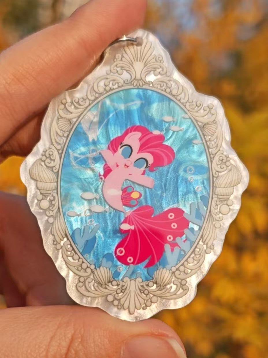 [Pre-order] MLP Fan-made Seapony Series Mica Sheet Keychain