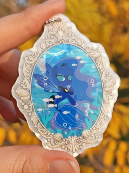 [Pre-order] MLP Fan-made Seapony Series Mica Sheet Keychain