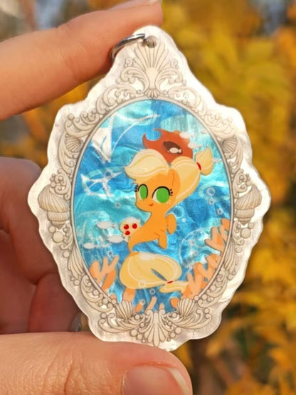 [Pre-order] MLP Fan-made Seapony Series Mica Sheet Keychain