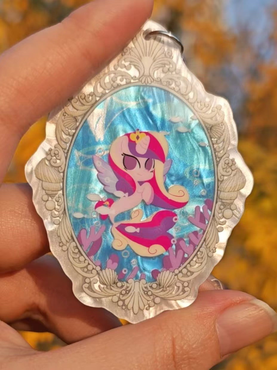 [Pre-order] MLP Fan-made Seapony Series Mica Sheet Keychain