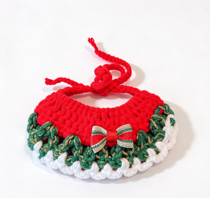 [In-stock]10cm Handmade Crochet Christmas Doll Clothes