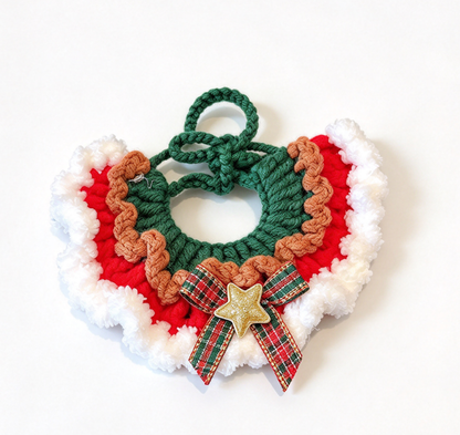 [In-stock]10cm Handmade Crochet Christmas Doll Clothes