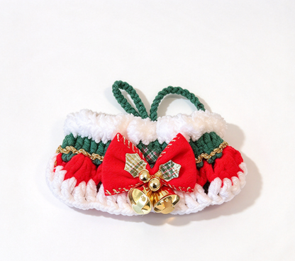 [In-stock]10cm Handmade Crochet Christmas Doll Clothes