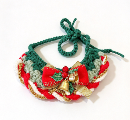 [In-stock]10cm Handmade Crochet Christmas Doll Clothes