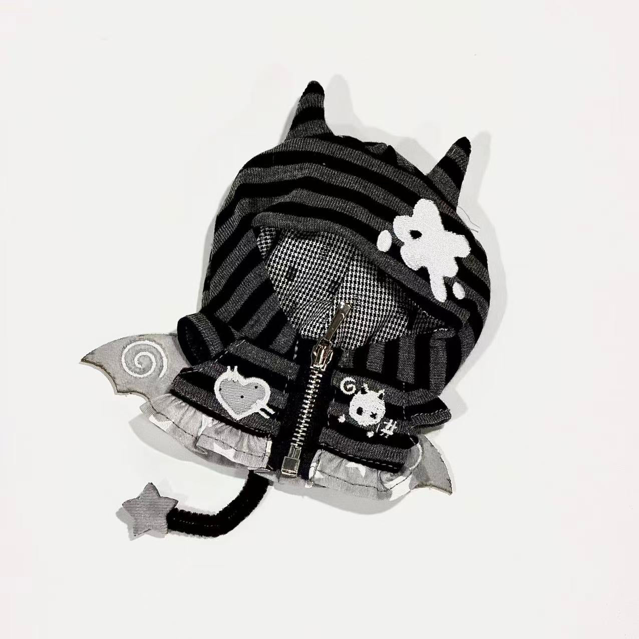 [In-stock]10cm Mini Plushie outfit-Kitten Devil Outfit