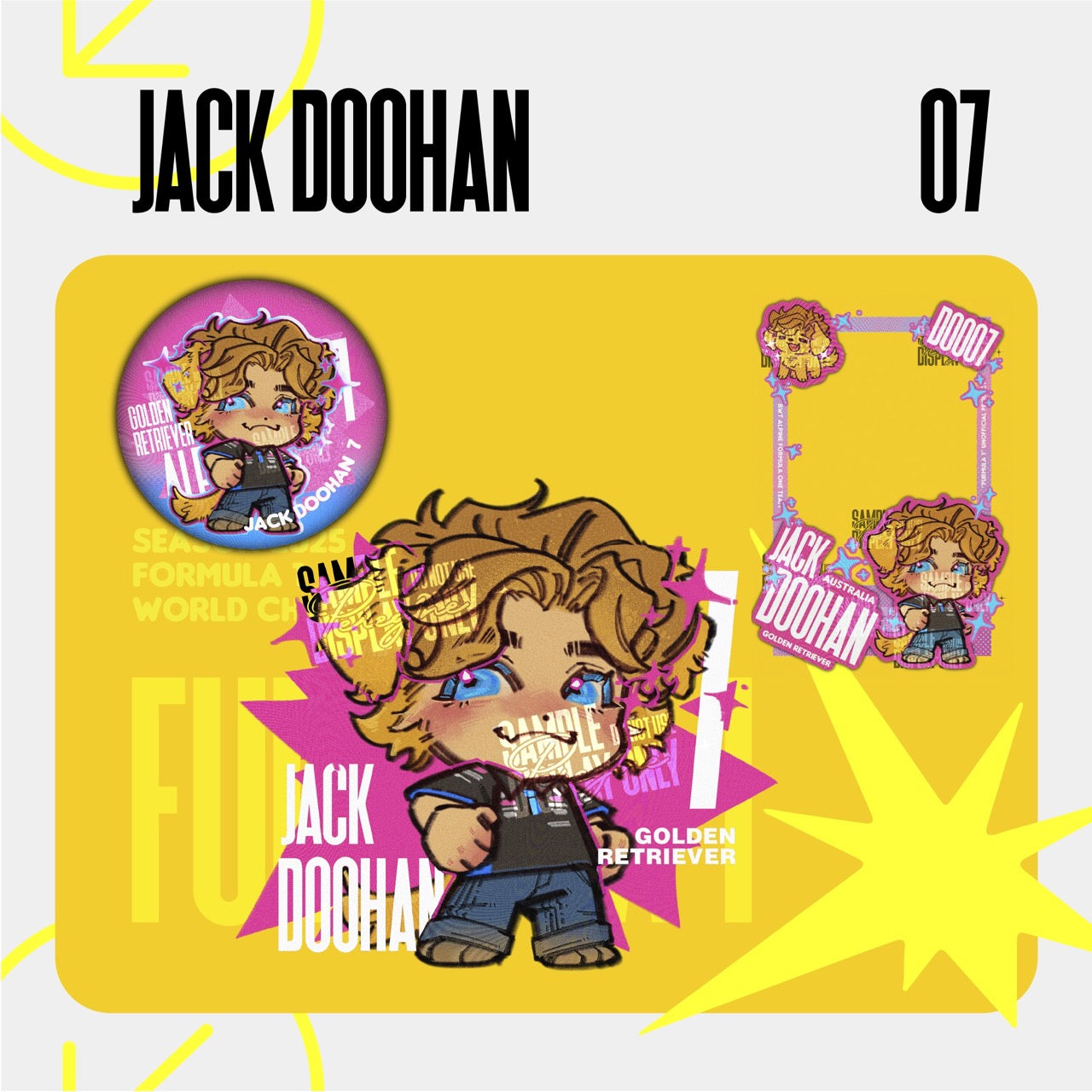 [Pre-order] “Furmula 1” F1 Animalized Drivers Fanmade Goods