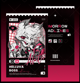 Tomorrow Headlines fan-made merchandise