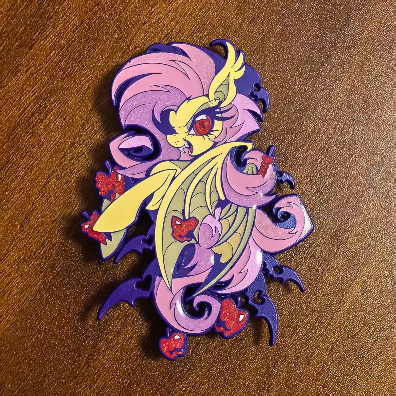 [Pre-order] MLP Bat Fluttershy “Apple-Crazy” Enamel Pins