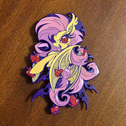 [Pre-order] MLP Bat Fluttershy “Apple-Crazy” Enamel Pins