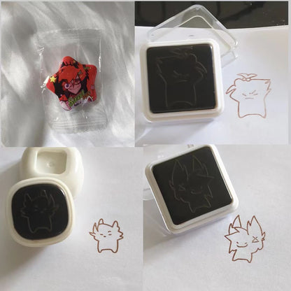[In Stock]【Foxxxi】photosensitive stamp and  star badge