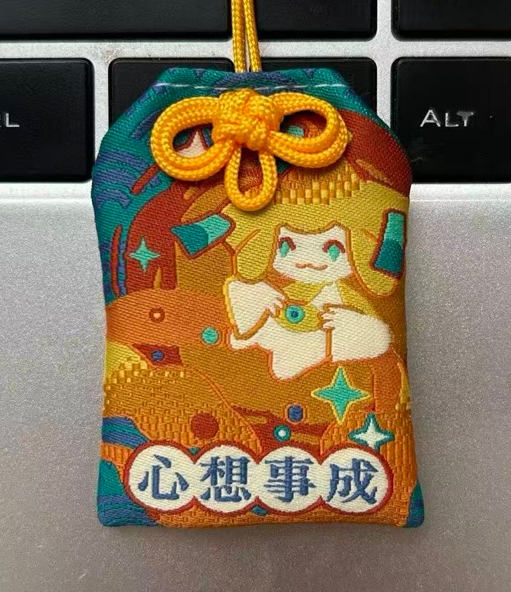 [In Stock] Jirachi Embroidered Omamori