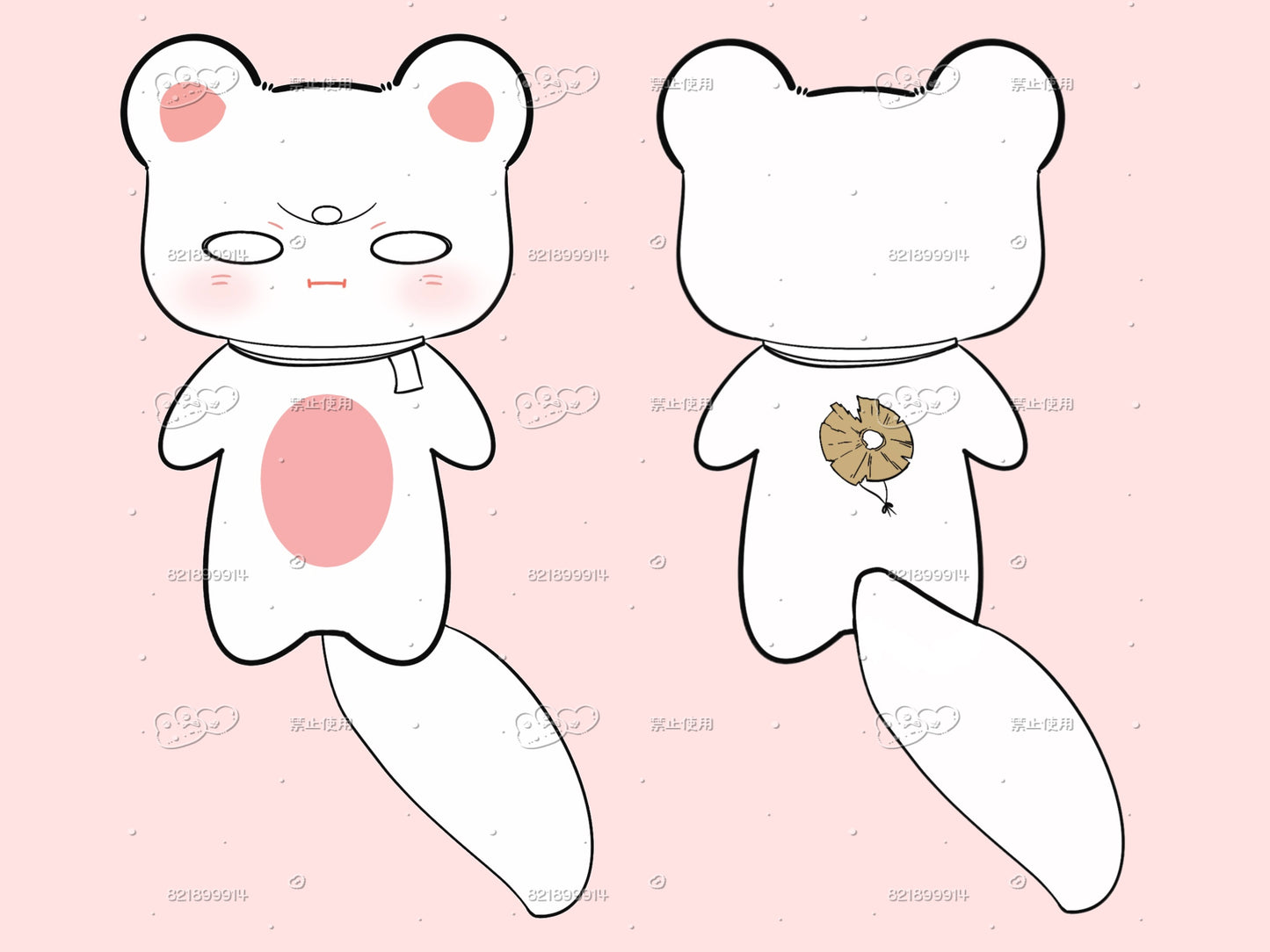 [Pre-Sale] Hua Fox & Lian Weasel Plush Doll