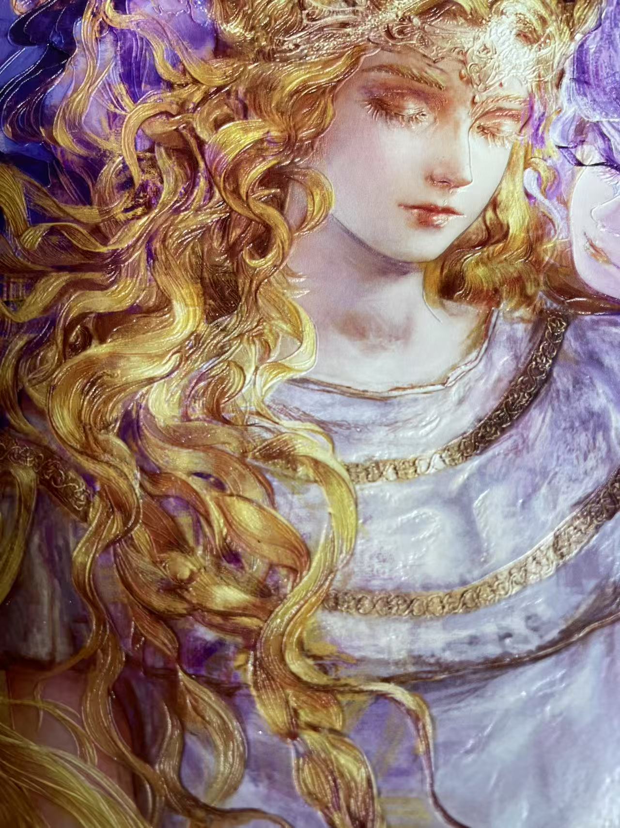 エルデンリング ミケラ＆トリーナ レリーフ吊り下げ絵画