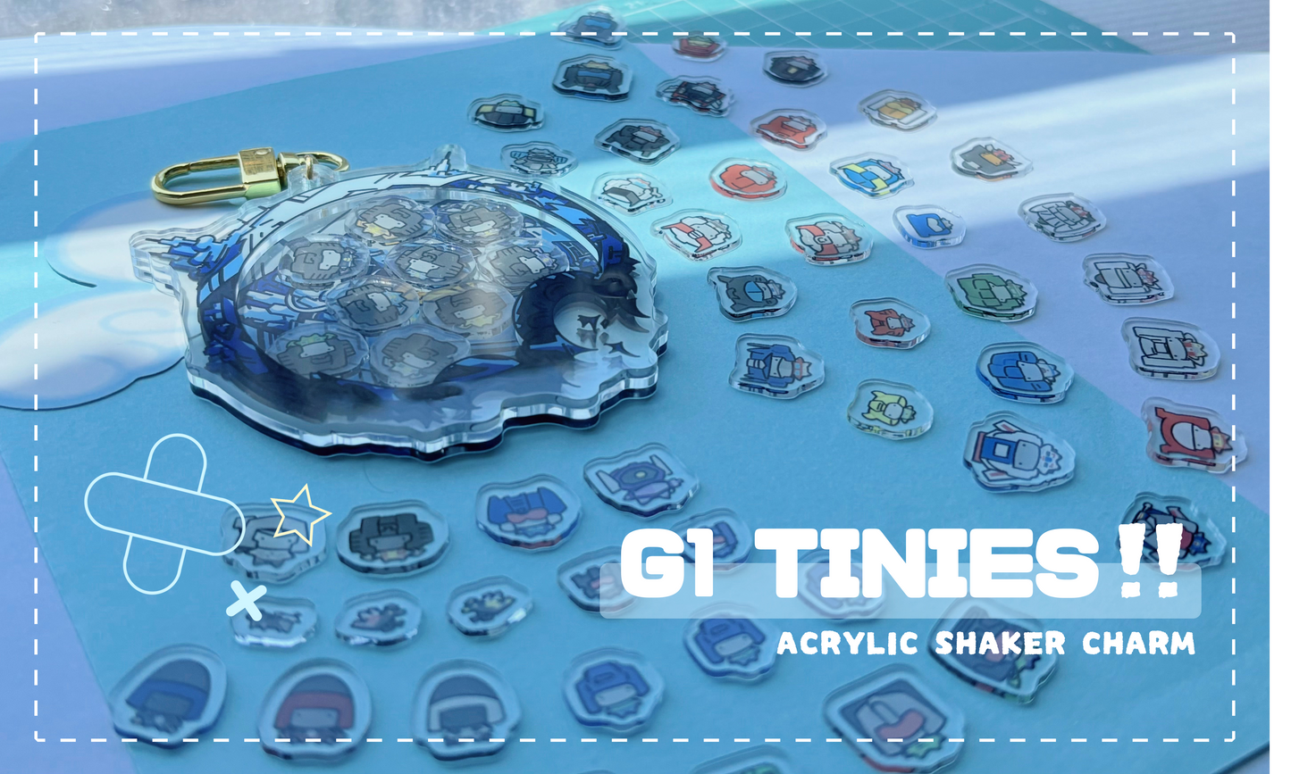 [Pre-order] G1 TINIES!! - shaker charm + inserts