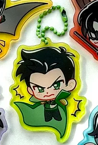 [Pre-order] Batfam Night Patrol Series Stained Glass Keychains & Stickers