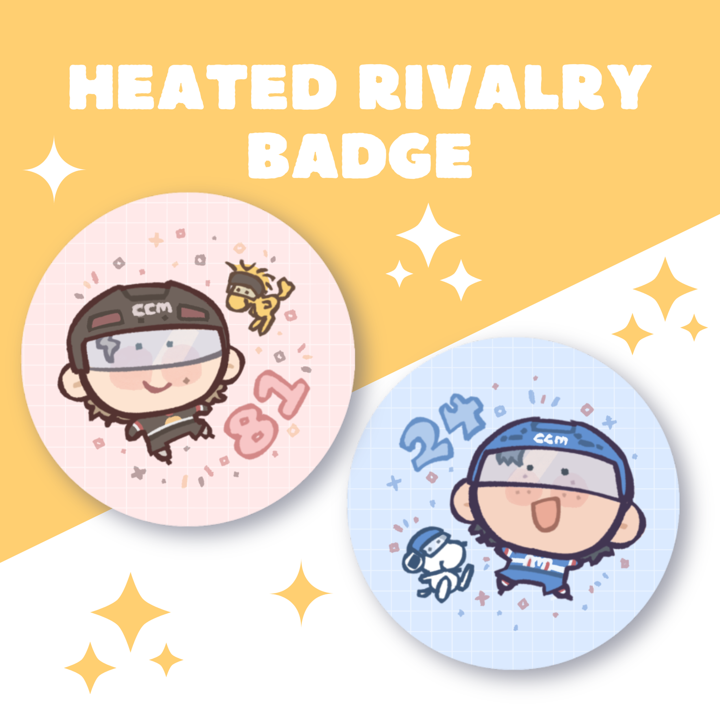 [Pre-order] Heated Rivalry Badges