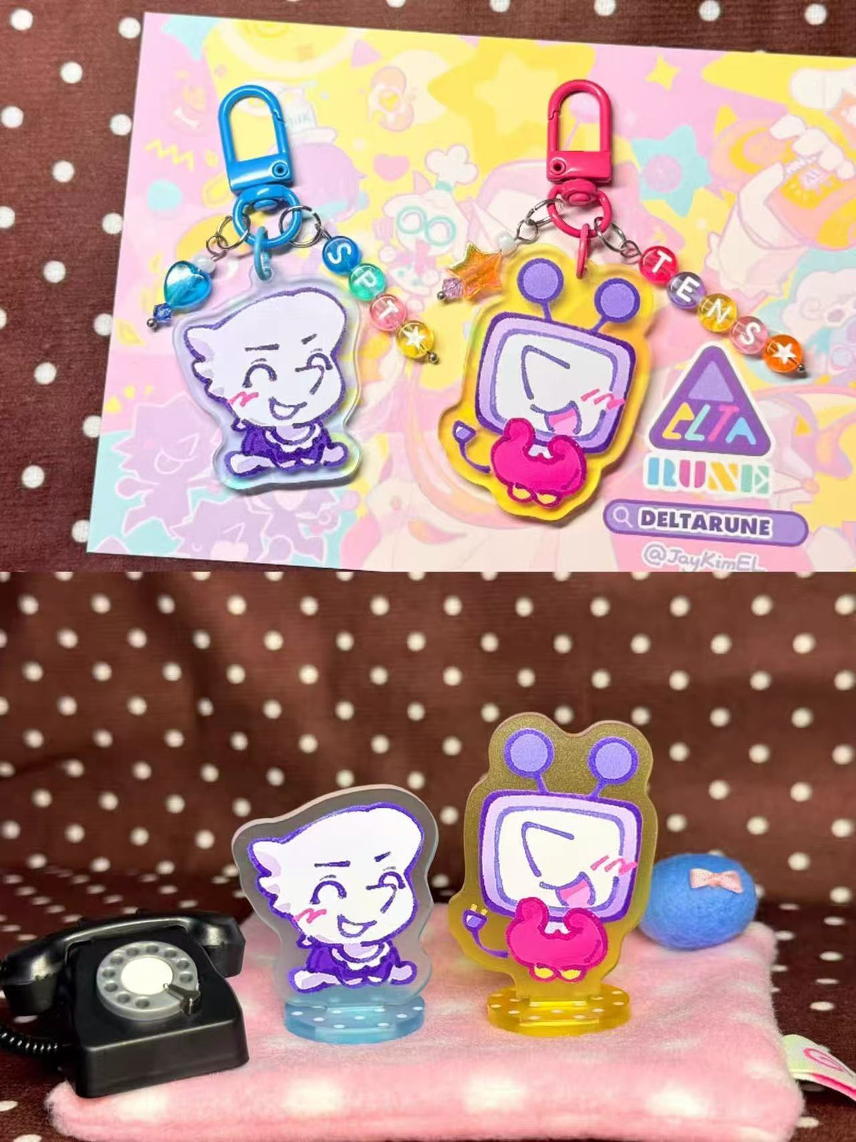 【Deltarune】Tenna Spamton frosted acrylic pendant standing sign