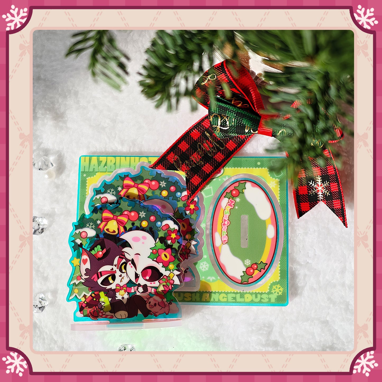 Hazbin Hotel-Hazbin Holiday🎄-Raised Acrylic Standee