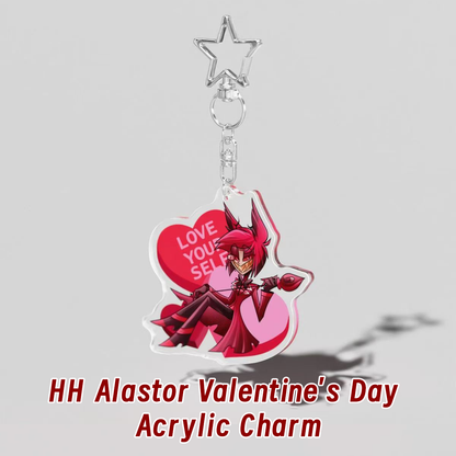 [Pre-order] HH Alastor Valentine's Day Acrylic Charm