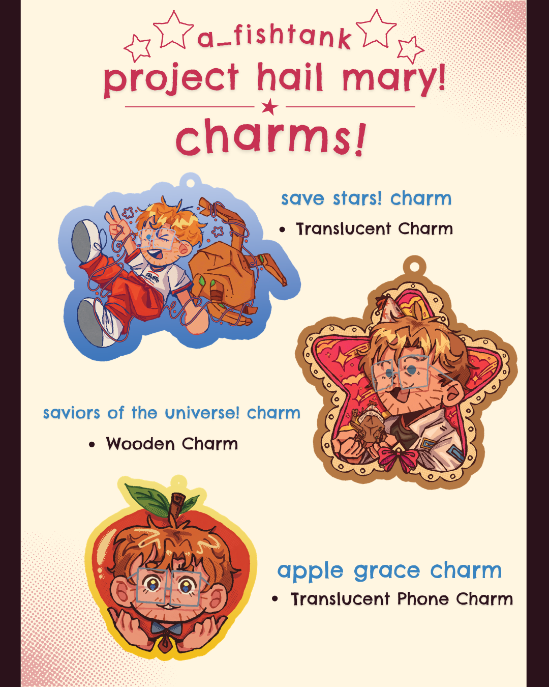 [Pre-order] PHM Ryland Grace and Rocky Acrylic Charms