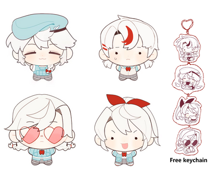 [Pre-order]Kanna/Koharu/Ena/Chiyo 10cm Doll