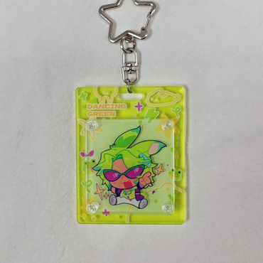 FINALFANTASY XIV FF14 The Arcadion Dancing Green Card-style Acrylic Charm