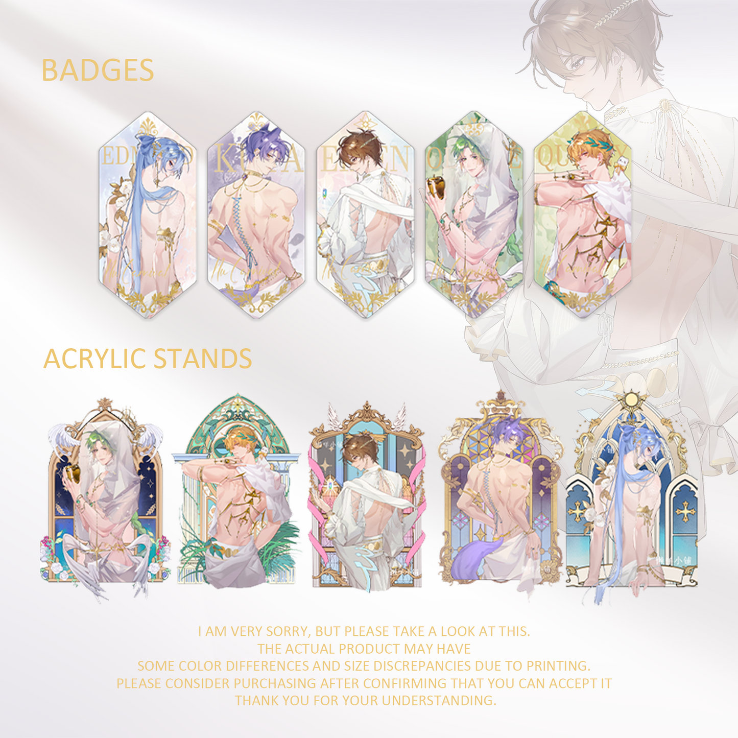 【EDEN】Badge&Acrylic stand