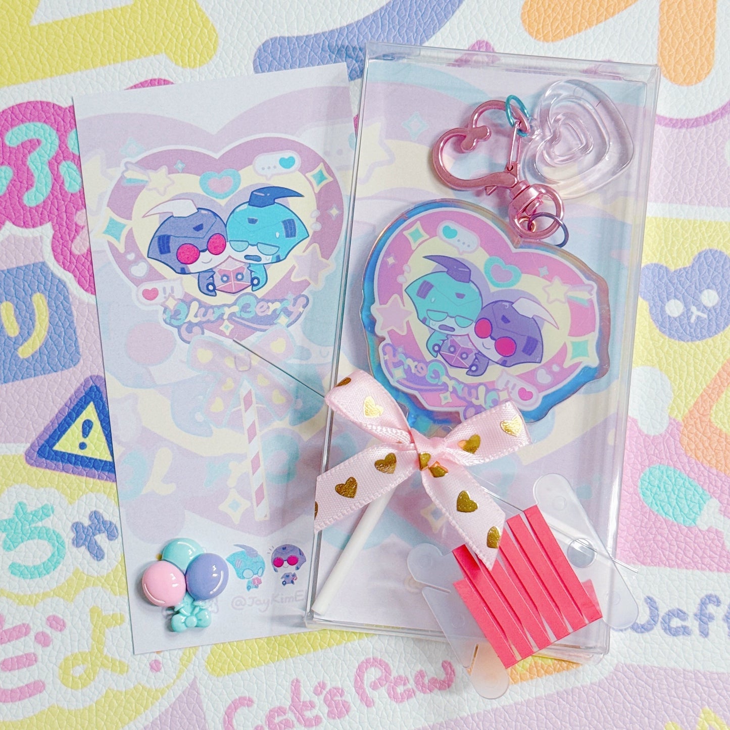 Blurr and SG Blurr Lolipop Acrylic Charm
