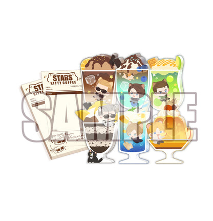 Resident Evil stars kitty coffee acrylic Stand/ stickers