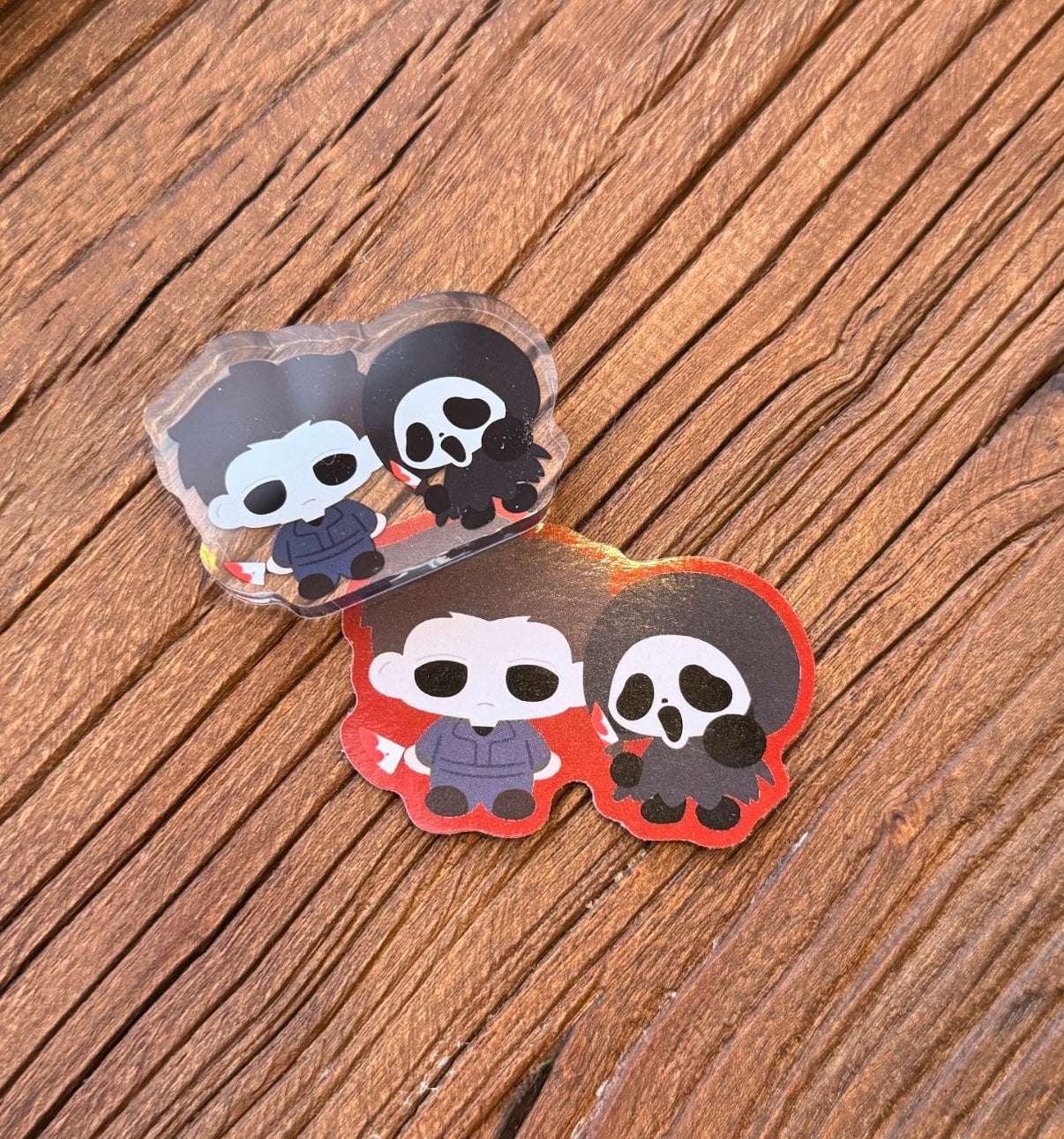[In-stock]5CM Thick Acrylic Standee, Ghost Face & Michael Myers