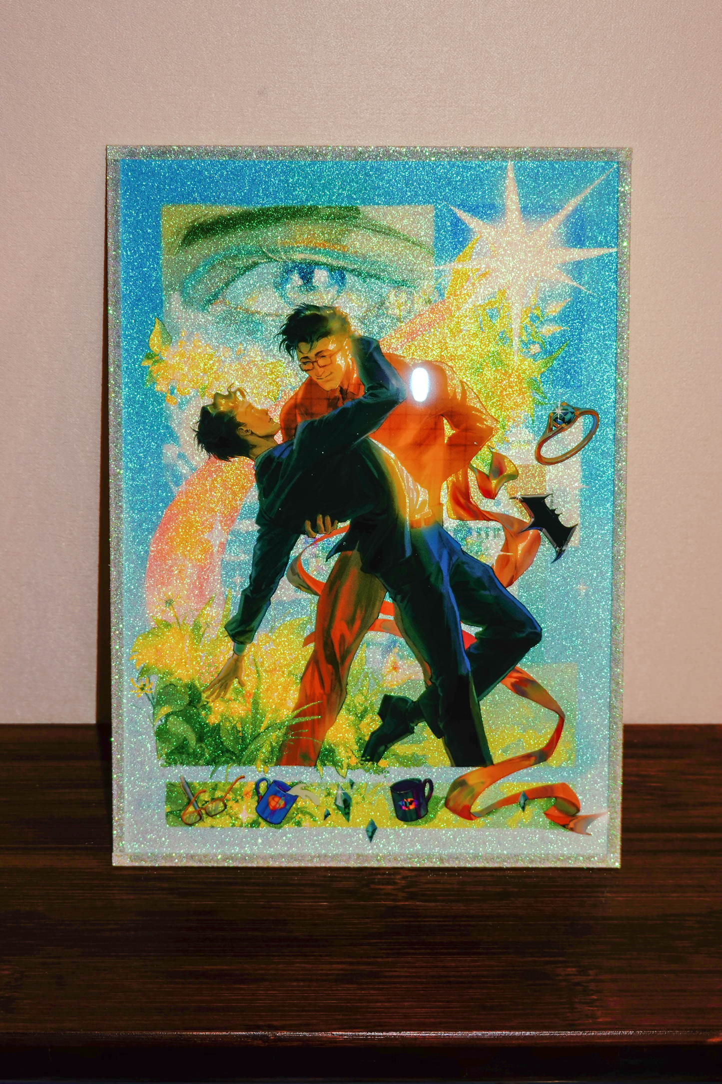 [In Stock] Hanataba-Superbat Acrylic Glitter Shikishi Art Board