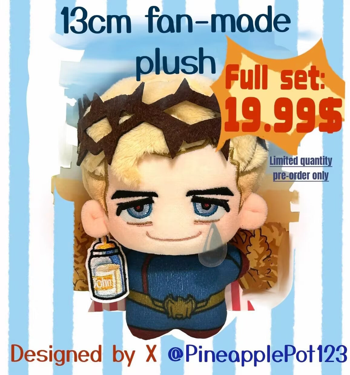 [Pre-order] Fakelander 13cm plush