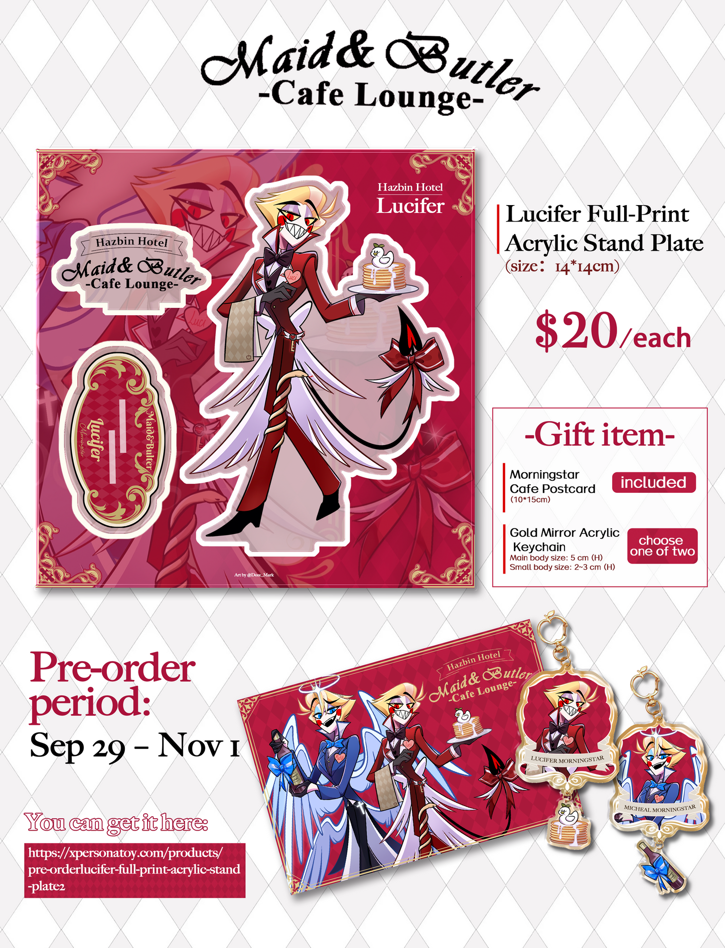 [Pre-order]Lucifer Full-Print Acrylic Stand Plate
