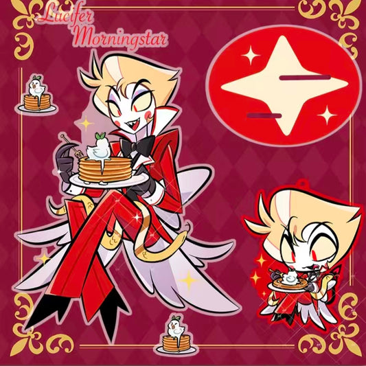 [Pre-order] Kimono/Café Lucifer Standee and Keychain