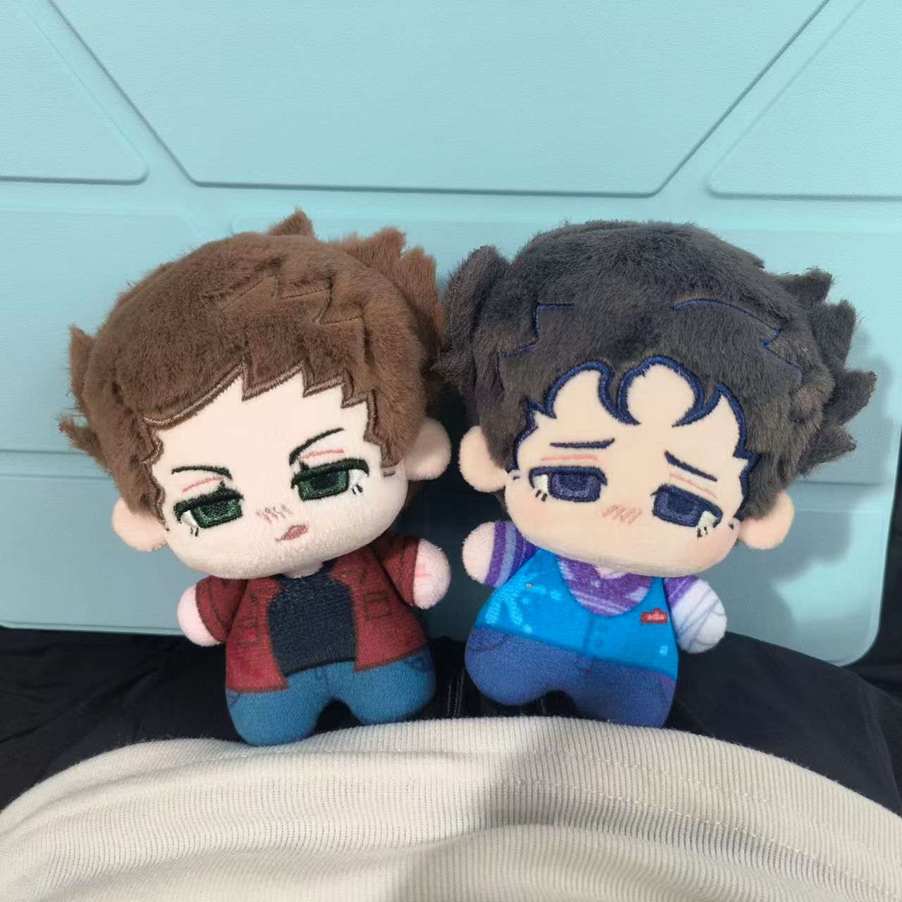 [Pre-order] Destiel Demon Dean & Human Cas Standing Plush Doll Set