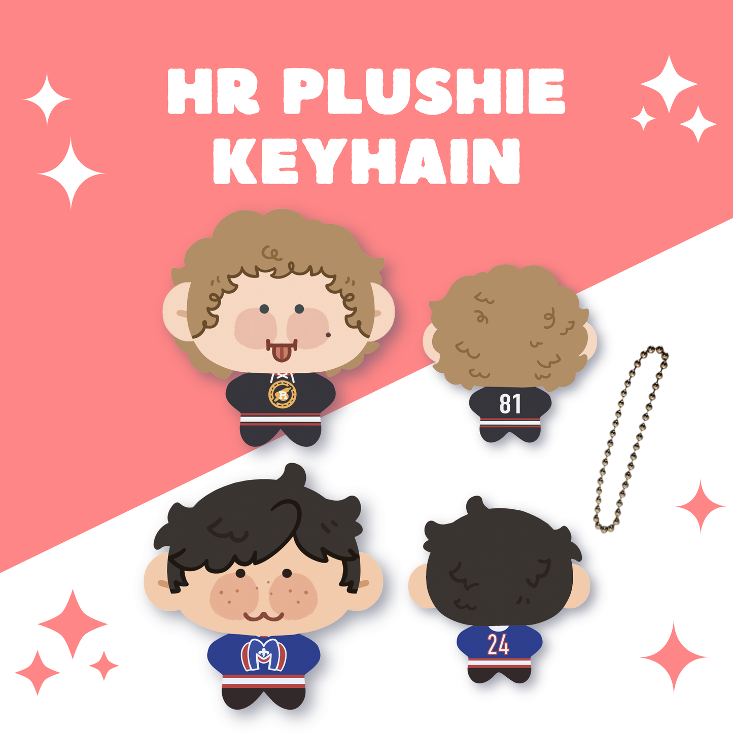 [Pre-order] Heated Rivalry Plushie Keychain
