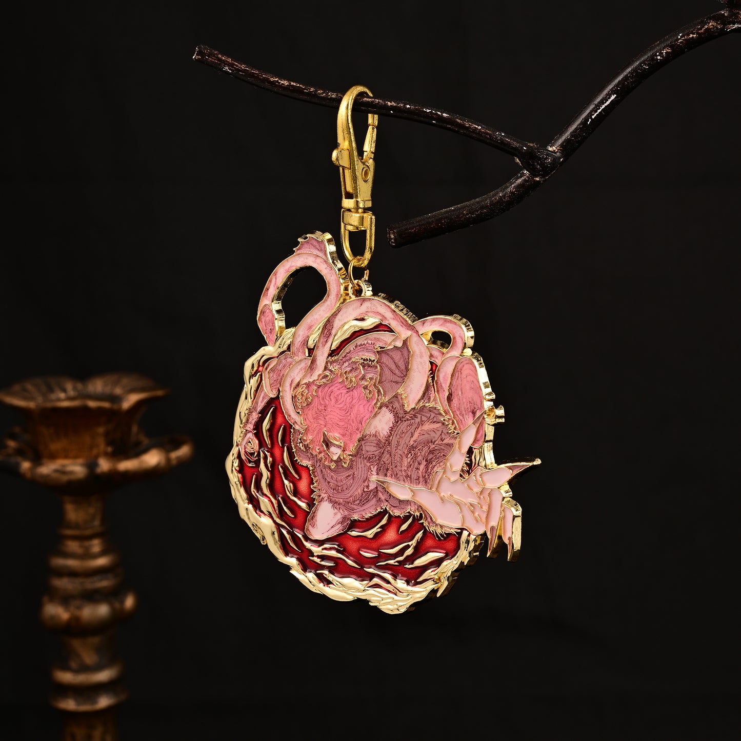 [In Stock]Elden Ring Messmer Double-Sided Metal Pendant