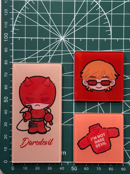 Team Red Refrigerator Magnet
