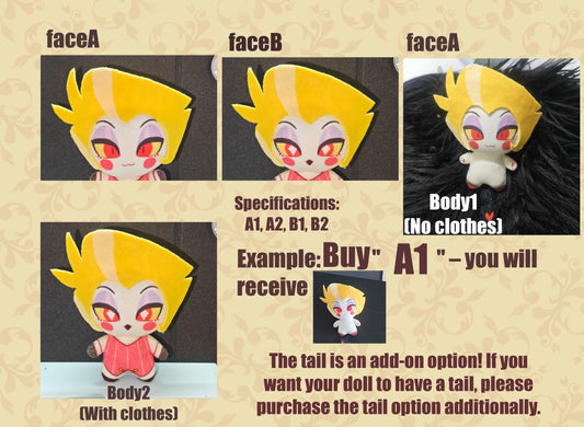 [Pre-order] Lucifer Doll (Handmade to Order!)