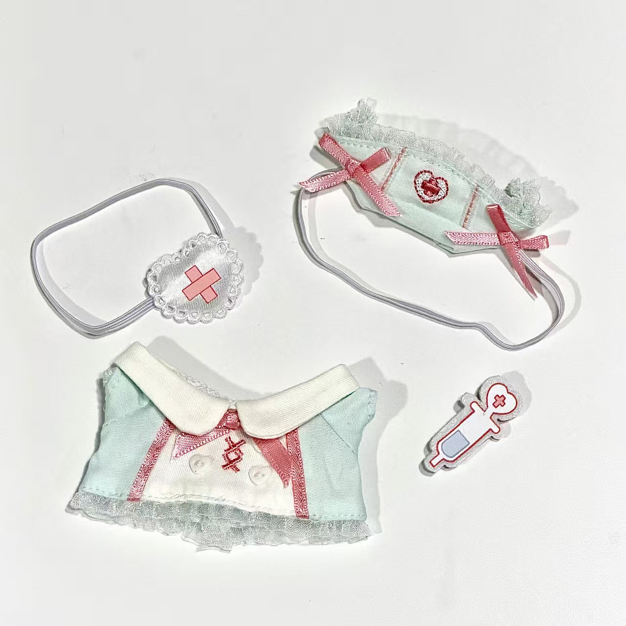 [In-stock]10cm Mini Plushie outfit-Little Nurse Outfit
