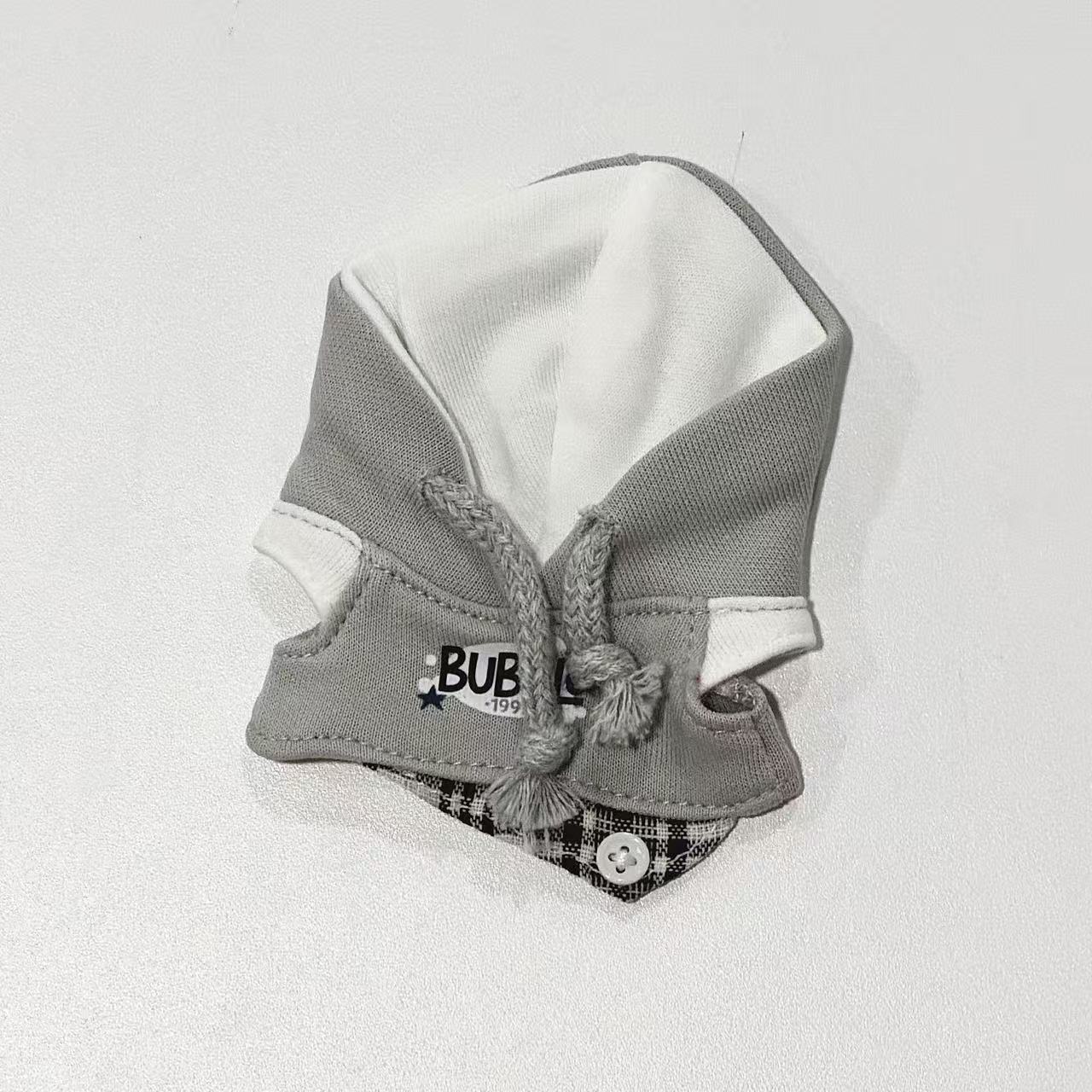 [In-stock]10cm Plushie Outfit Hoodie (Gray)