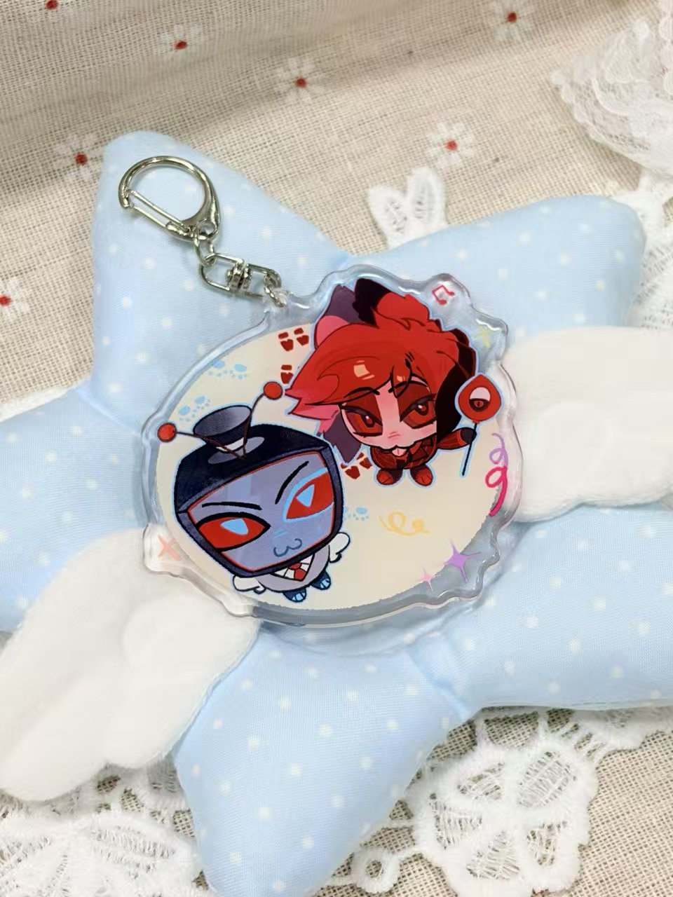 [Pre-order] Voxal chibi acrylic keychain