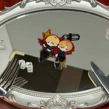 [Pre-order] RE4&9 LeonKennedy keychains 7CM