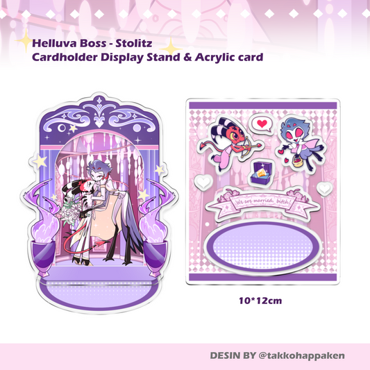 [Pre-order]-Helluva Boss -Stolitz Cardholder Display Stand