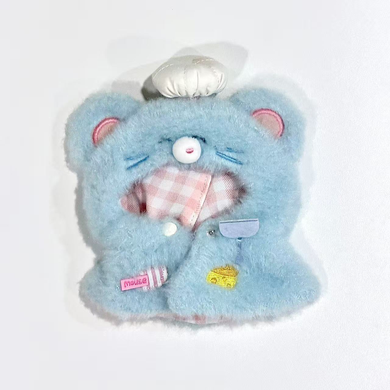 [In-stock]10cm Mini Plushie outfit-Animal Cape(Big Eared Mouse)Outfit